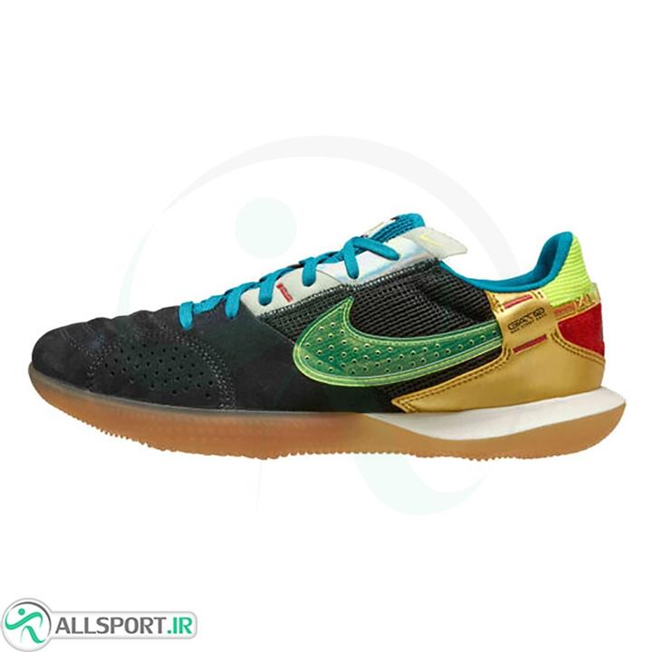 کفش فوتسال نایک استریت گتو طرح اصلی  Nike Streetgato Ic Black Green